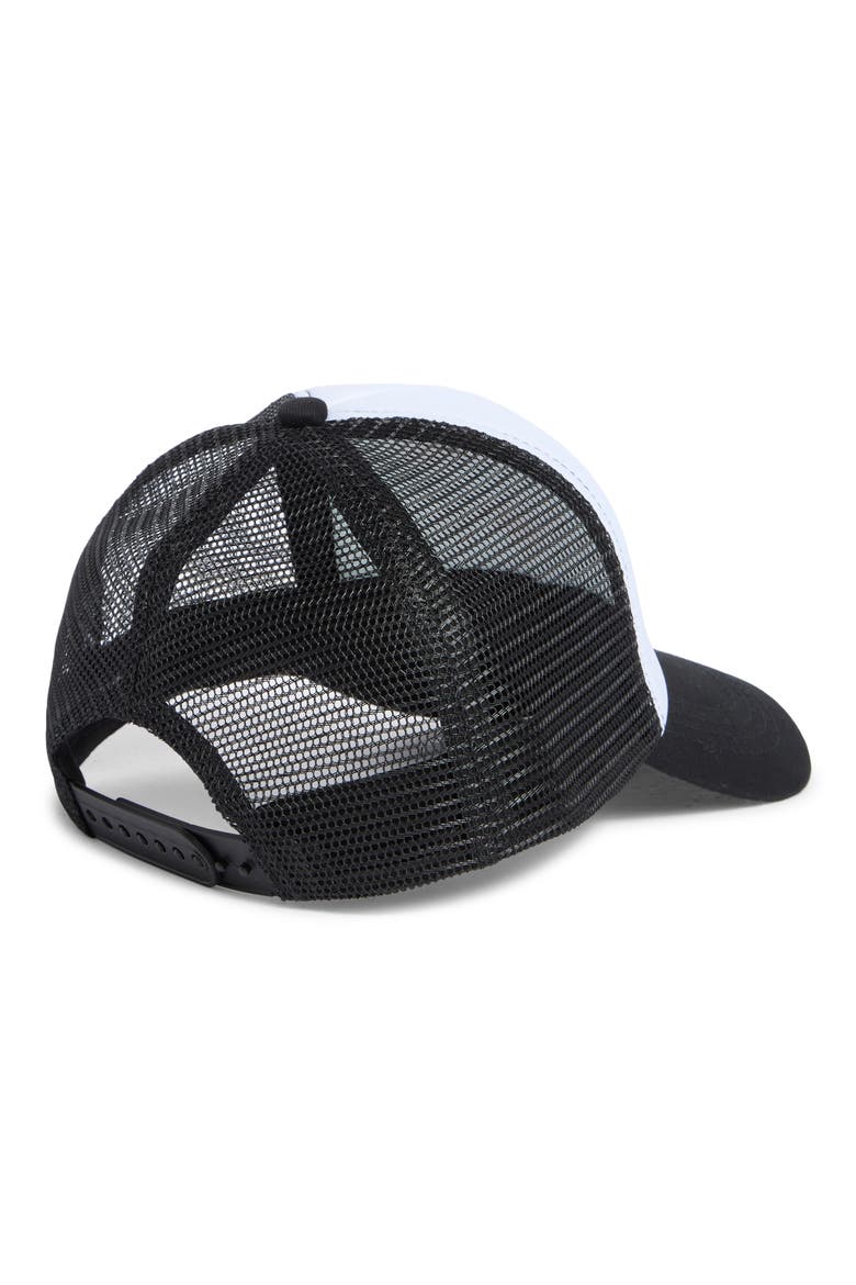 Kids' Logo Snapback Trucker Hat, Alternate, color, BLACK