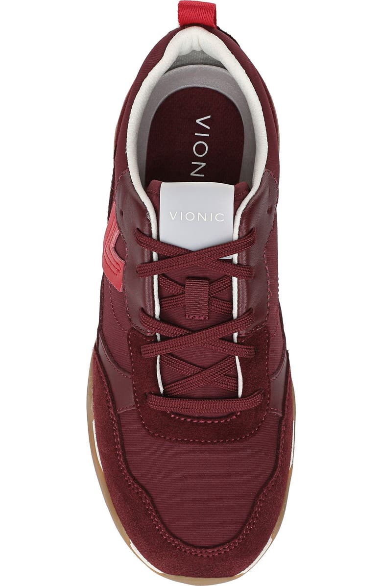 Vionic Slim Glide Sneaker, Alternate, color, Cherry Jubilee