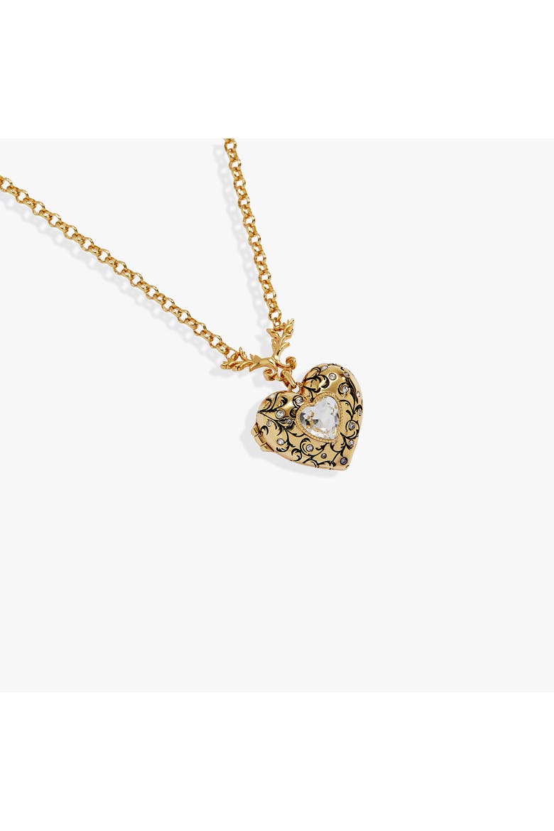 The Twilight Saga Spider Monkey Locket Necklace, Alternate, color, Gold