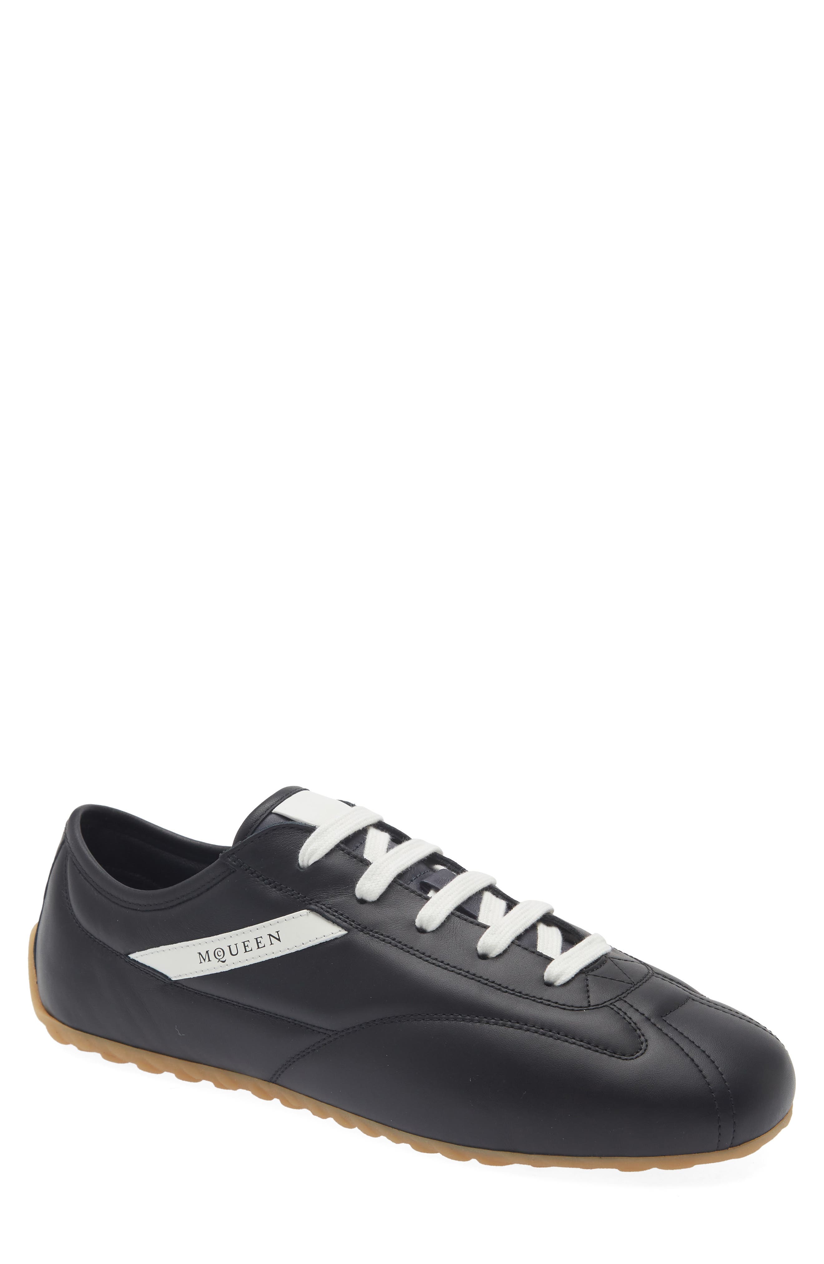 McQueen Boxe Low Top Sneaker, Main, color, Black