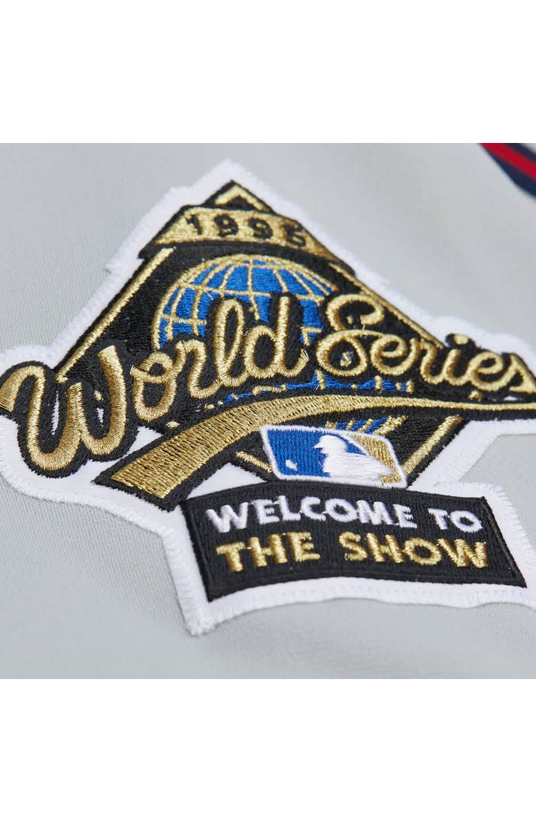 Mitchell & Ness Men's Mitchell & Ness Chipper Jones Gray Atlanta Braves 1995 Throwback Authentic Jersey, Alternate, color, 