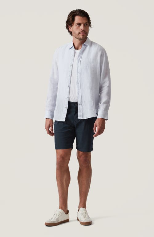 34 Heritage Regular Fit Linen Chambray Button-up Shirt In Chalk
