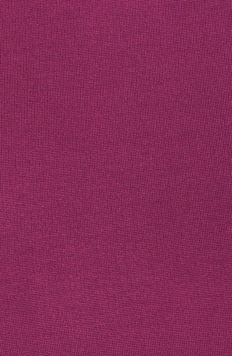 Felicity & Coco CAP SLEEVE PONTE SHEATH MIDI DRESS, Alternate, color, Magenta Purple