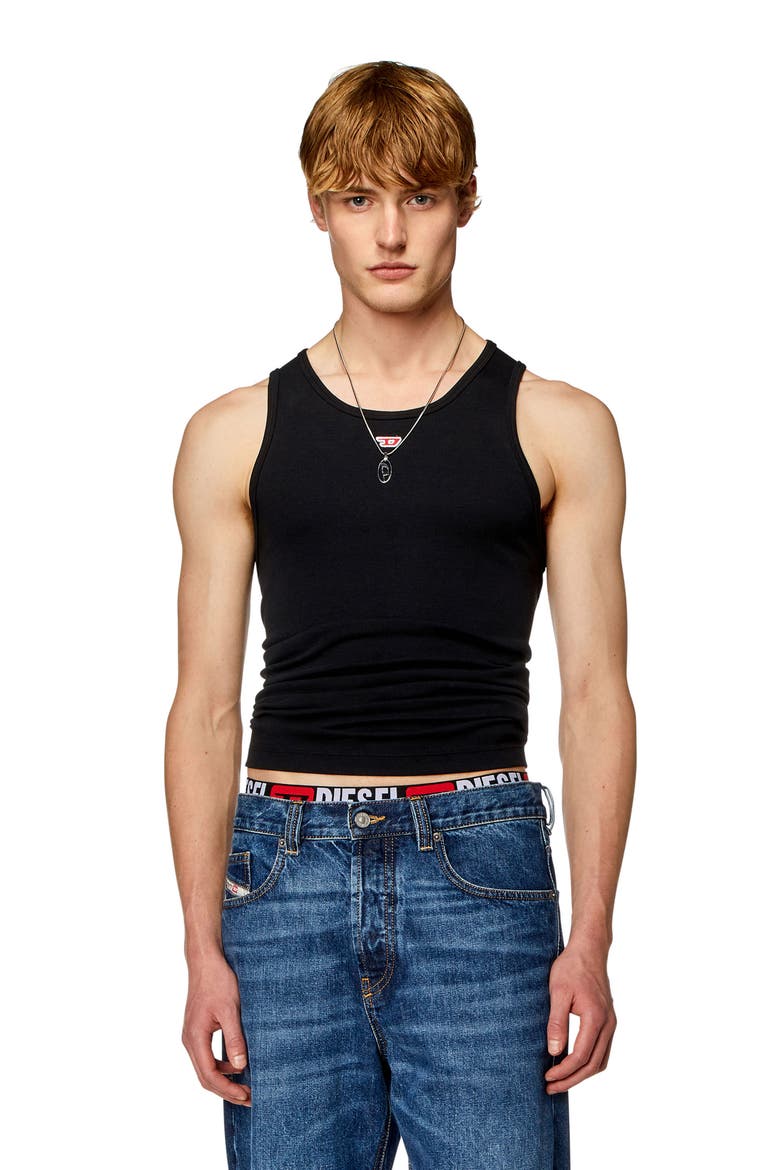 T-Lifty-D Fitted Tank Top, Alternate, color, BLACK