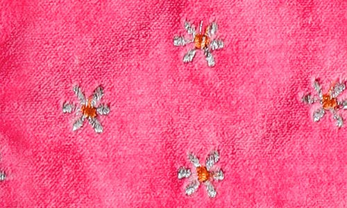 Tiramisu Embroidered Set Of 4 Cocktail Napkins In Pink