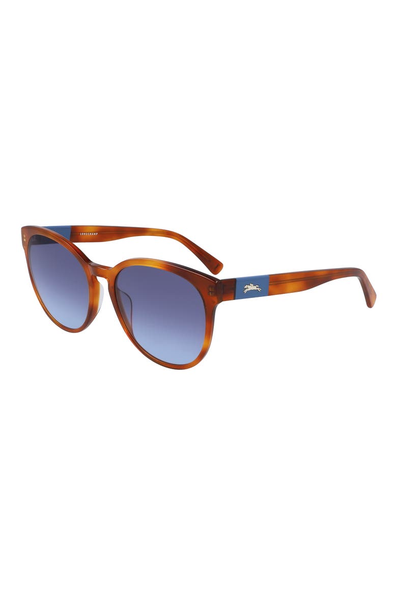56mm Cat Eye Sunglasses, Main, color, BLONDE HAVANA