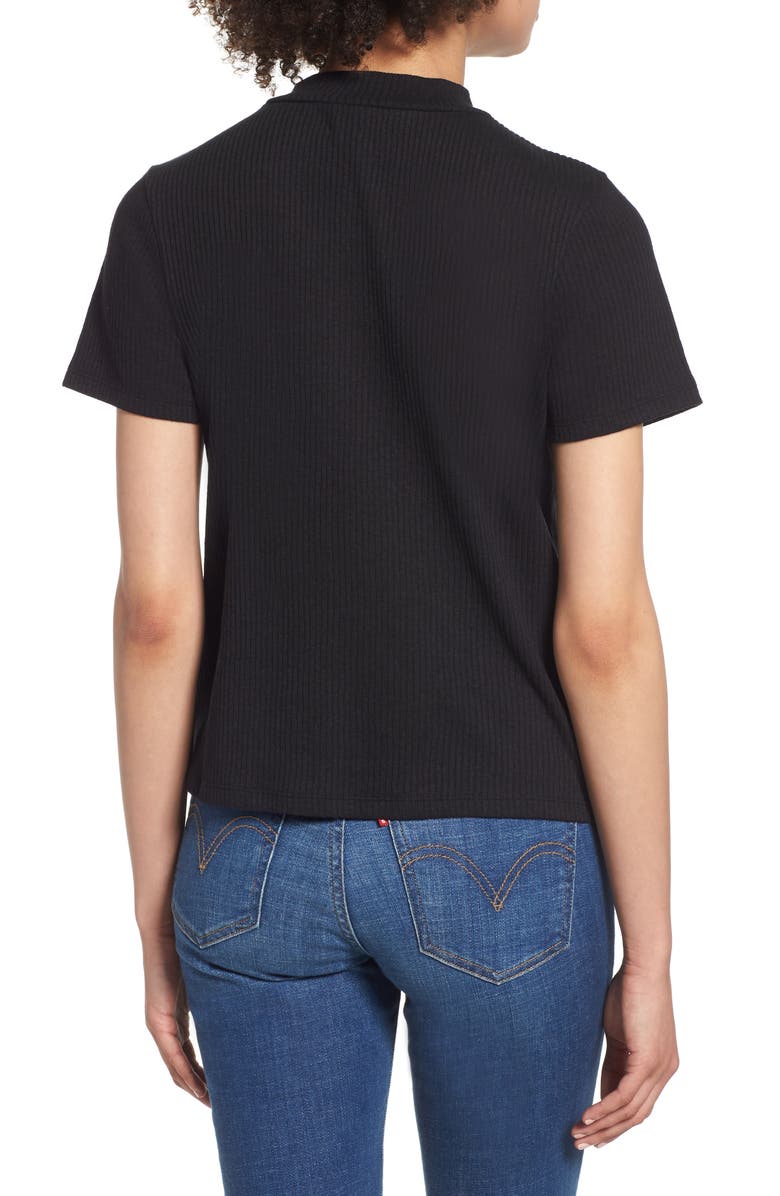 BP. Mock Neck Slouch Tee, Alternate, color,