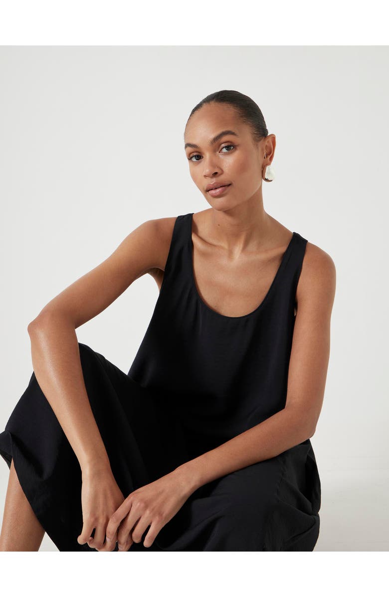 Hush Liddie Air Flow Barrel Tank Dress, Alternate, color, Black