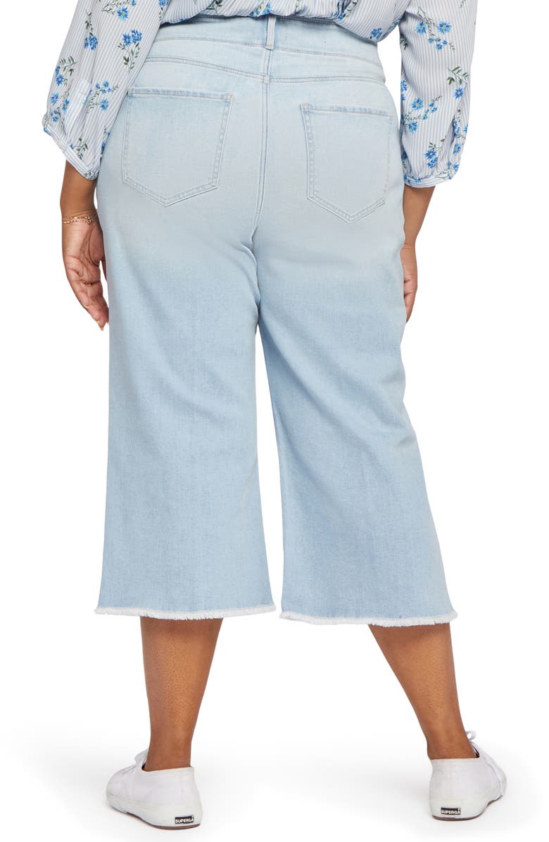 NYDJ Major High Waist Wide Leg Capri Jeans, Alternate, color, 