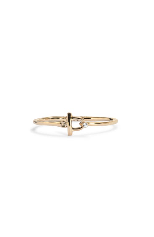 Unode50 18k Gold-plated Bangle Bracelet With White Topaz In Gold