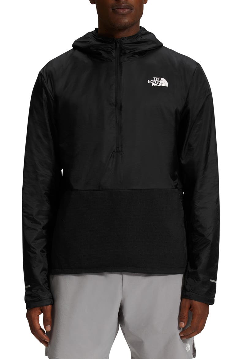 Winter Warm Half-Zip Pullover, Main, color, BLACK
