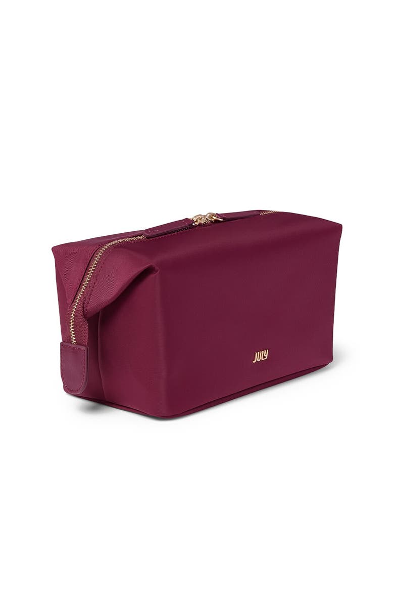 Open Toiletry Bag, Alternate, color, Grape