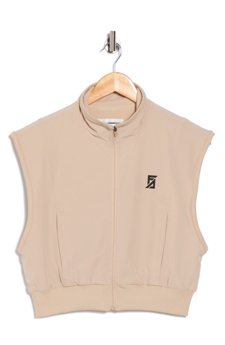 Faith Connexion Full Zip Vest, Alternate, color, Doeskin