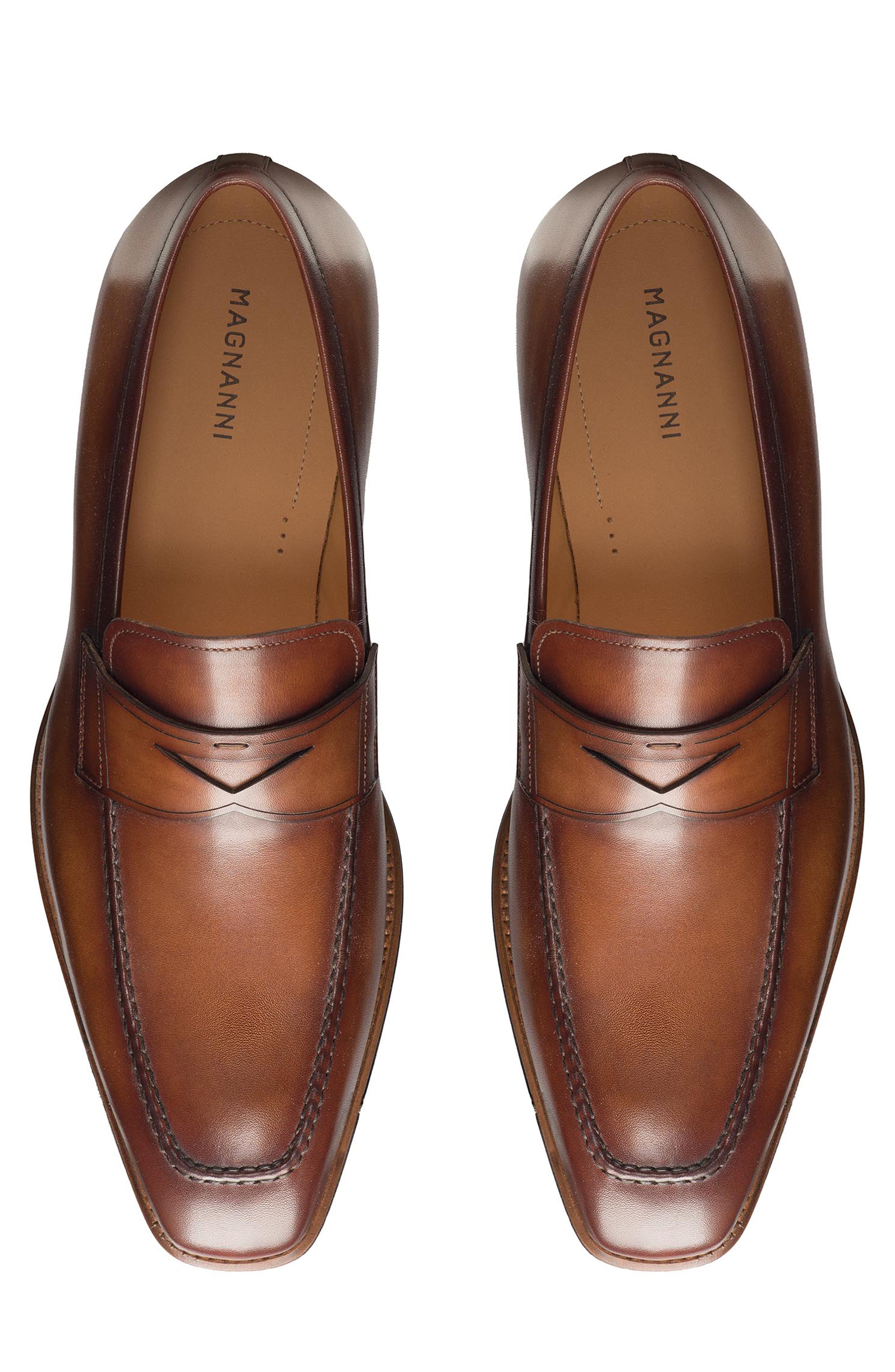 Lekan Water Resistant Loafer, Alternate, color, TABACO