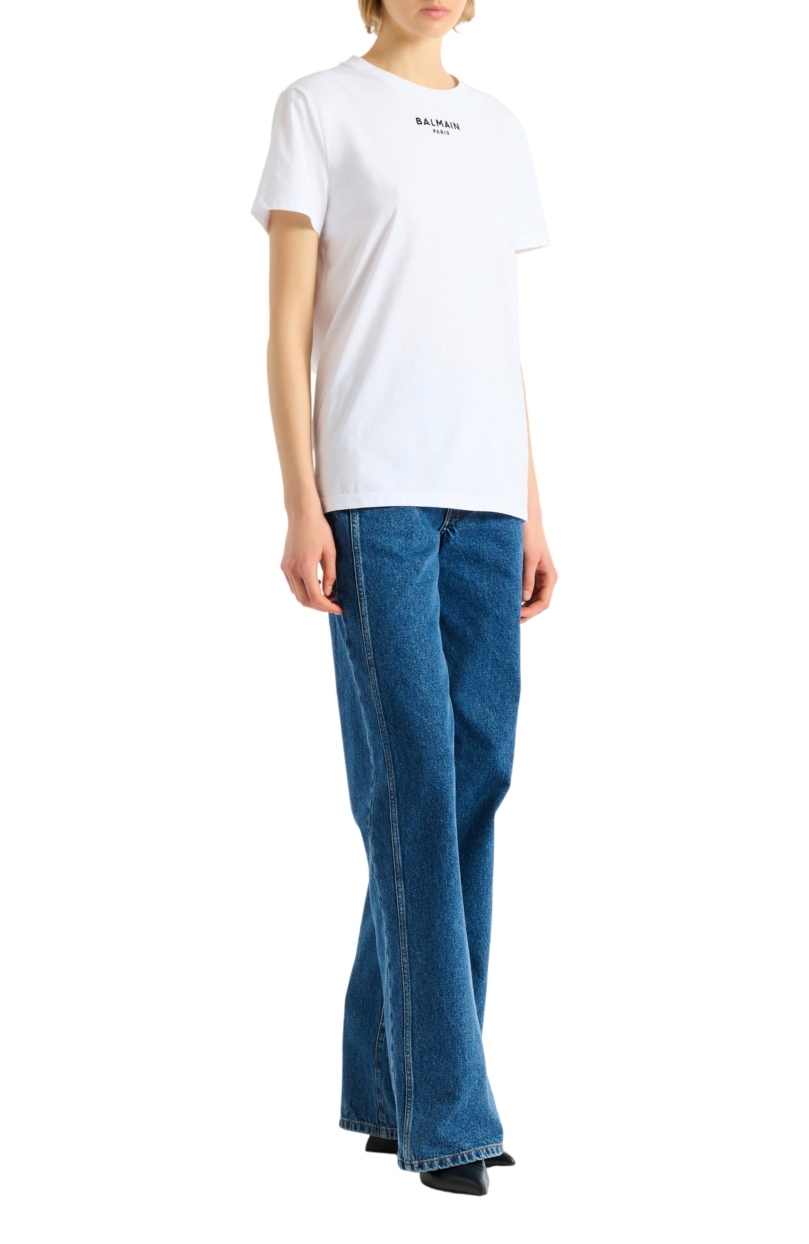 Embroidered Balmain Paris T-shirt - image 3