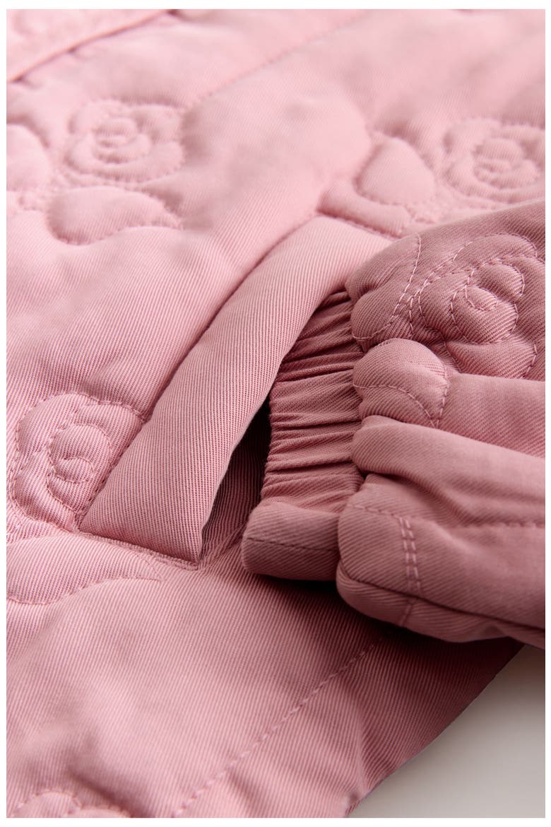 Kids' Flower Quilted Jacket, Alternate, color, PINK