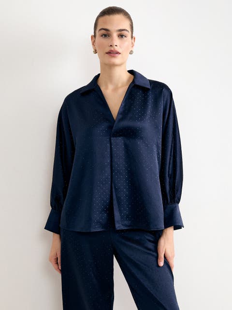 Juliette Satin Embellished Top