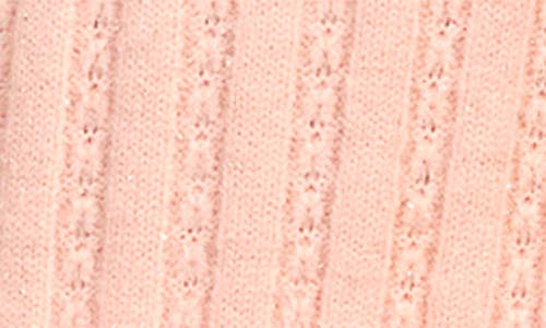 Isaac Mizrahi New York Crystal Accent Polo Sweater In Pink