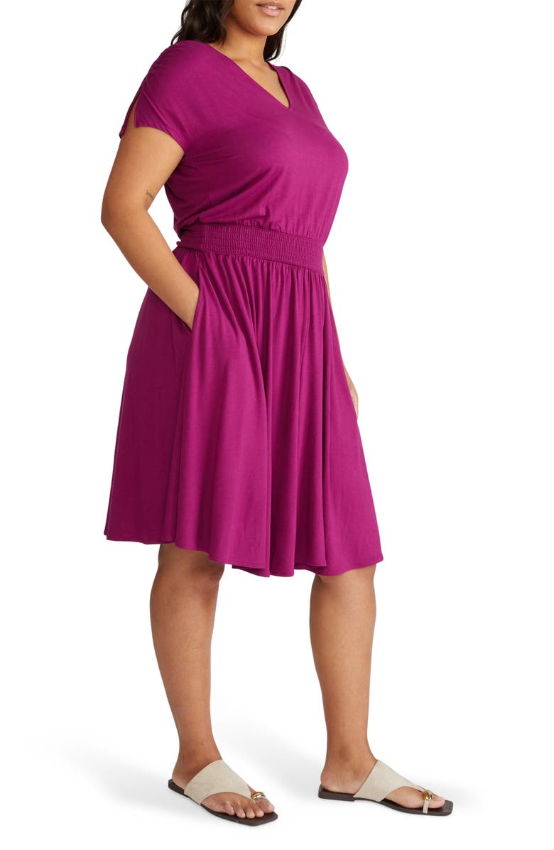 Universal Standard Piper Stretch Jersey Dress, Alternate, color, Rothko Purple