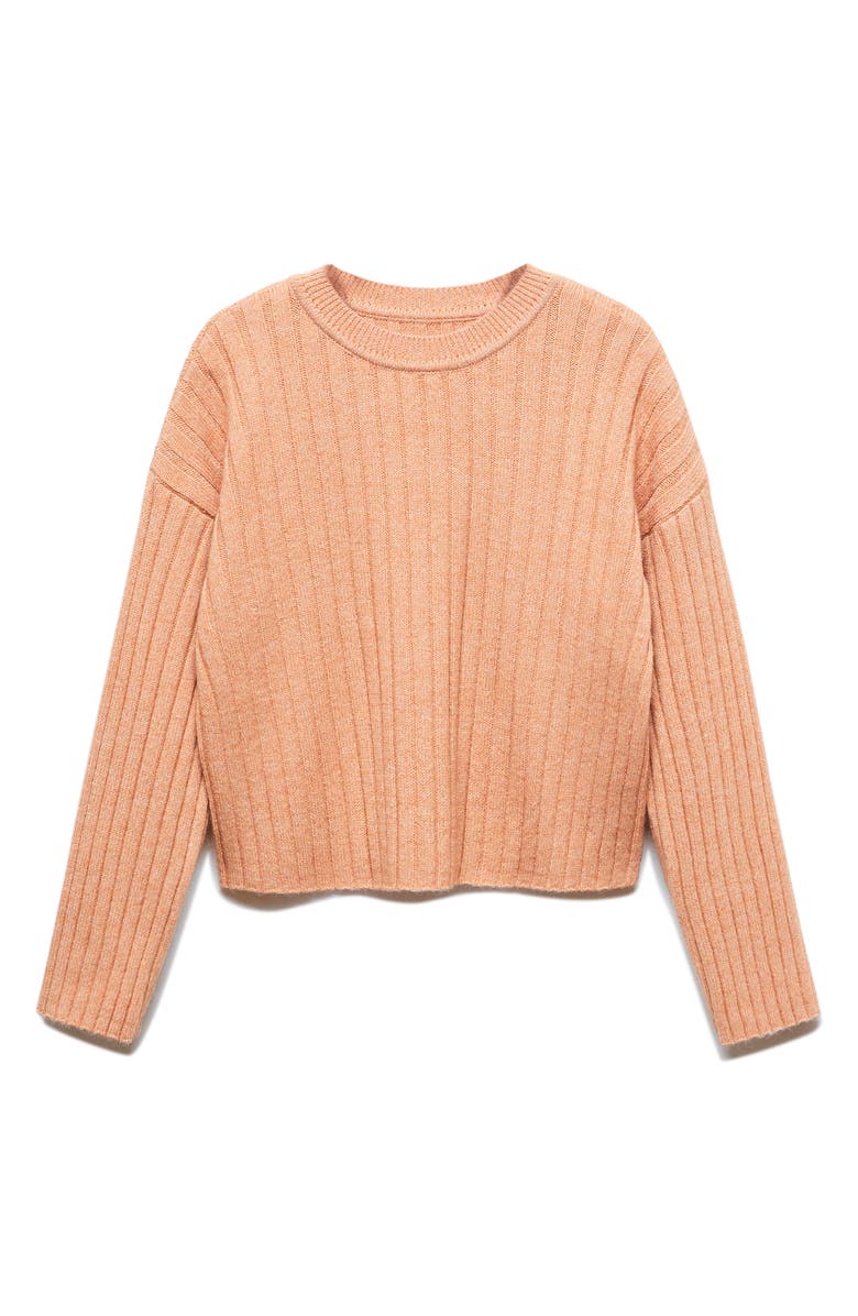 MANGO Oversize Rib Sweater, Alternate, color, 