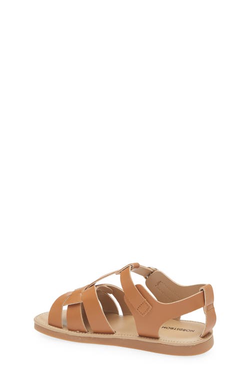 Nordstrom Kids' Krystinna Ankle Strap Sandal In Tan