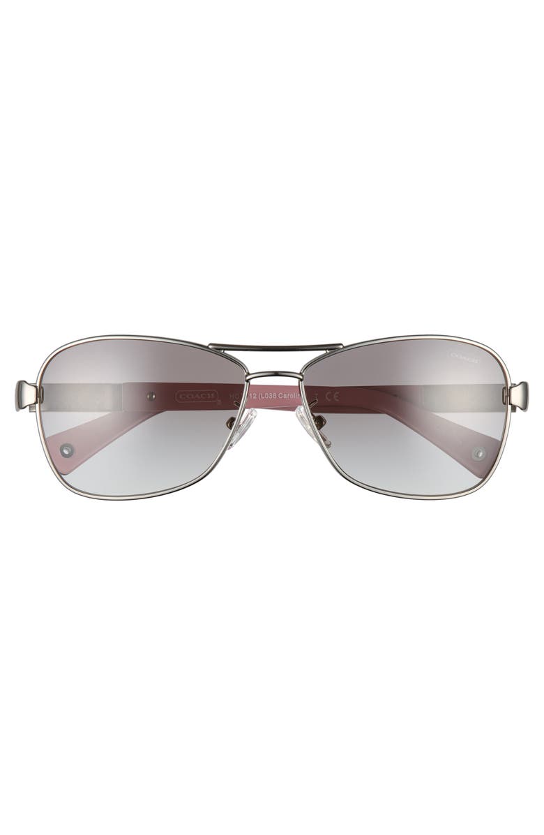 Caroline 56mm Gradient Aviator Sunglasses