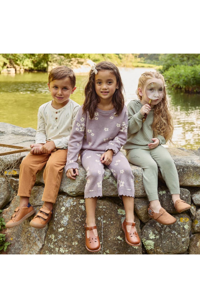 Modern Moments<sup>™</sup> by Gerber Henley Shirt & Pant Set, Alternate, color, Light Beige Trees