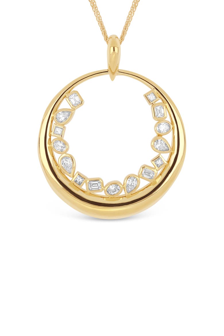 Maya Statement Pendant Necklace (Online Trunk Show), Alternate, color, 18K YELLOW GOLD/ DIAMOND