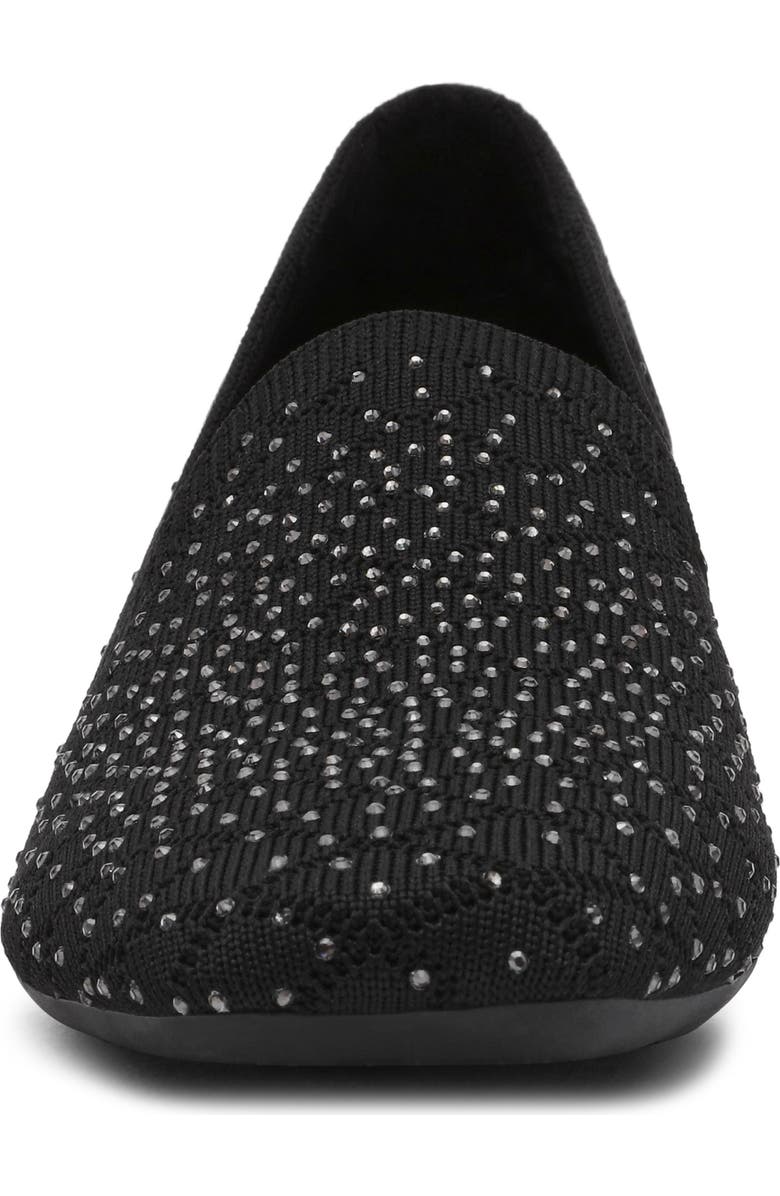 Anne Klein Wendell Wedge Pump, Alternate, color, Black Crystal