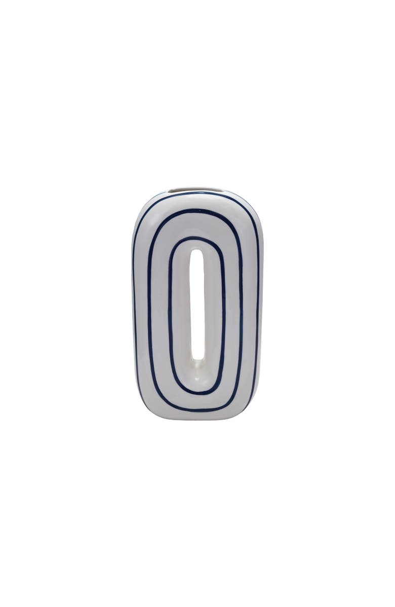 Storied Home Abstract Vase, Main, color, White