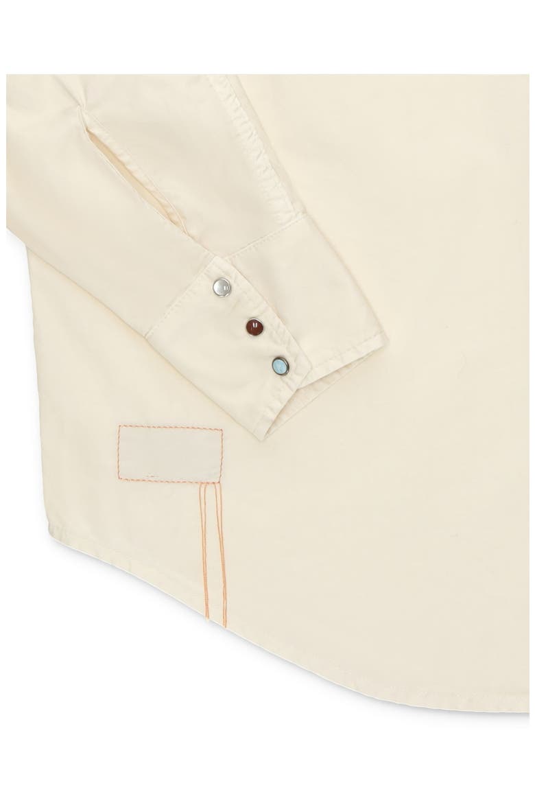 Kayace Texan Cotton Shirt, Alternate, color, OFF WHITE