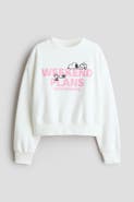 H&M Brushed-Inside Sweatshirt With Printed Motif