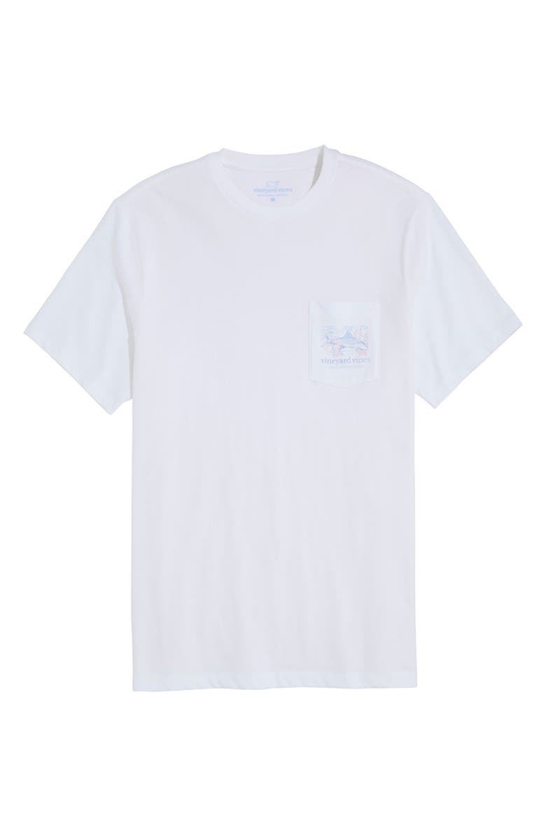 vineyard vines Bonefish Coral Cotton Graphic T-Shirt, Main, color, White Cap
