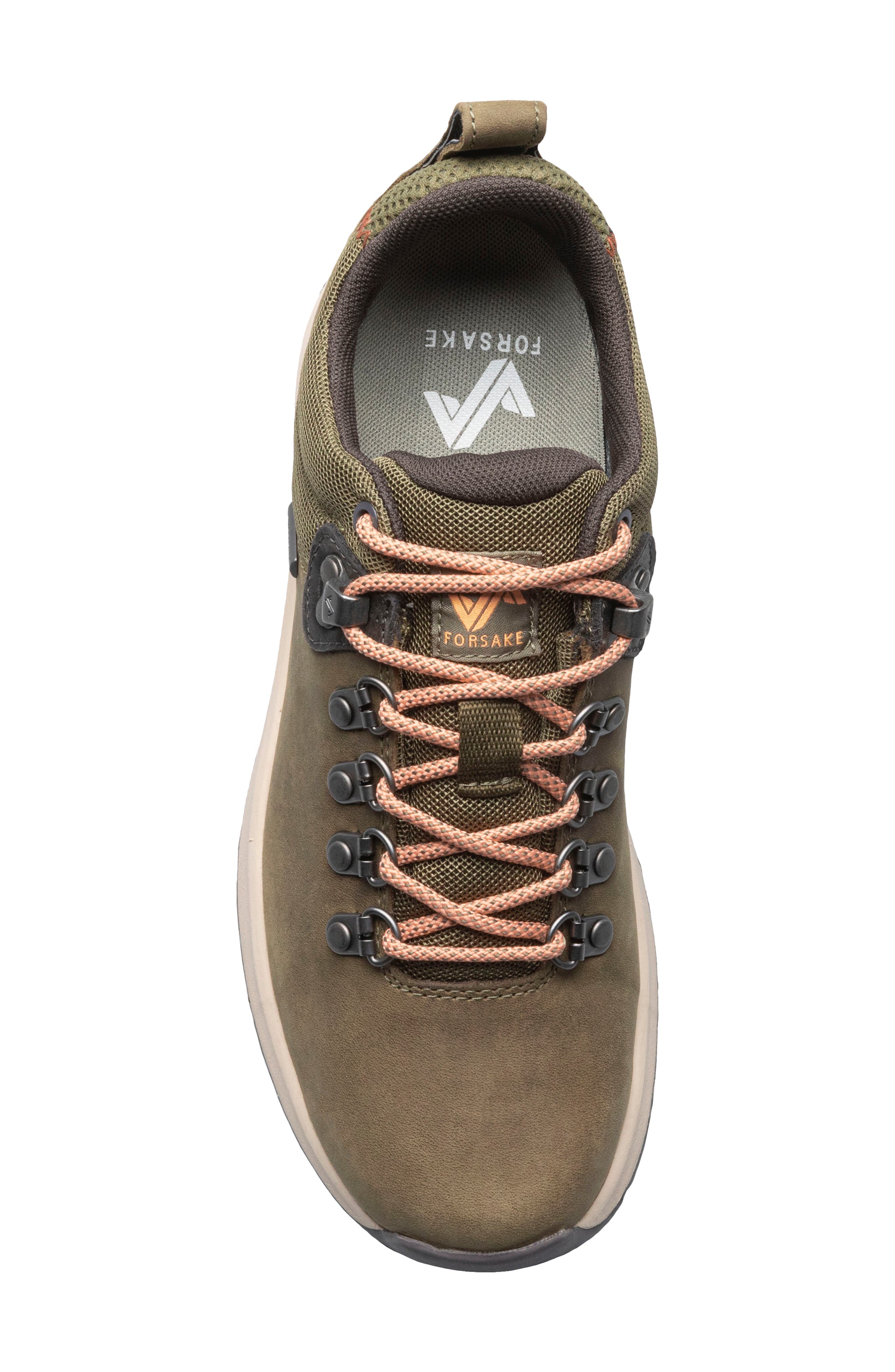 Forsake Thatcher Low Waterproof Hiking Sneaker, Alternate, color, Olive