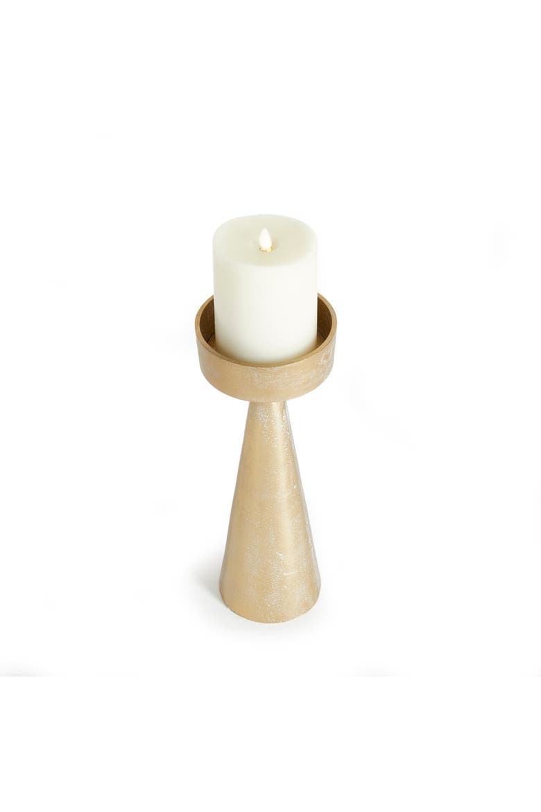Florence Candle Stand, Alternate, color, Gold