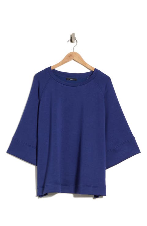Three-Quarter Sleeve Scuba Top