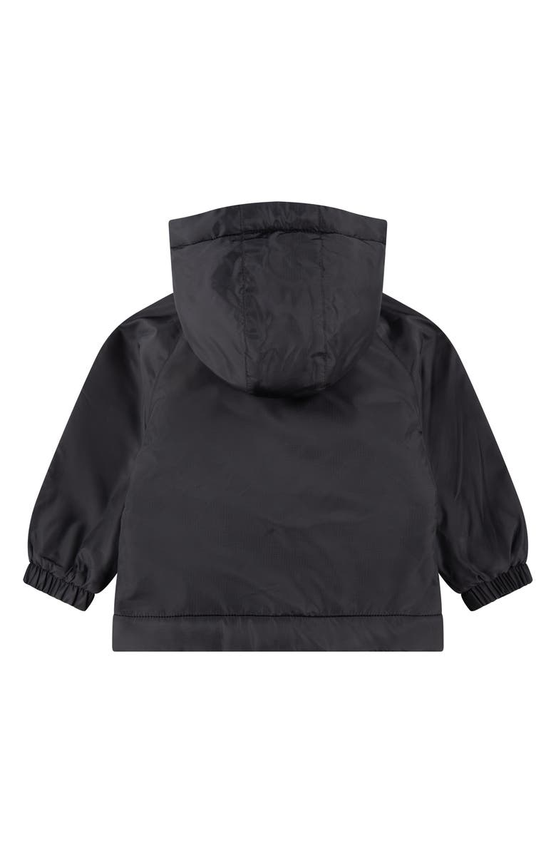 Nike Fleece Lined Windbreaker Jacket, Alternate, color, Black/ White