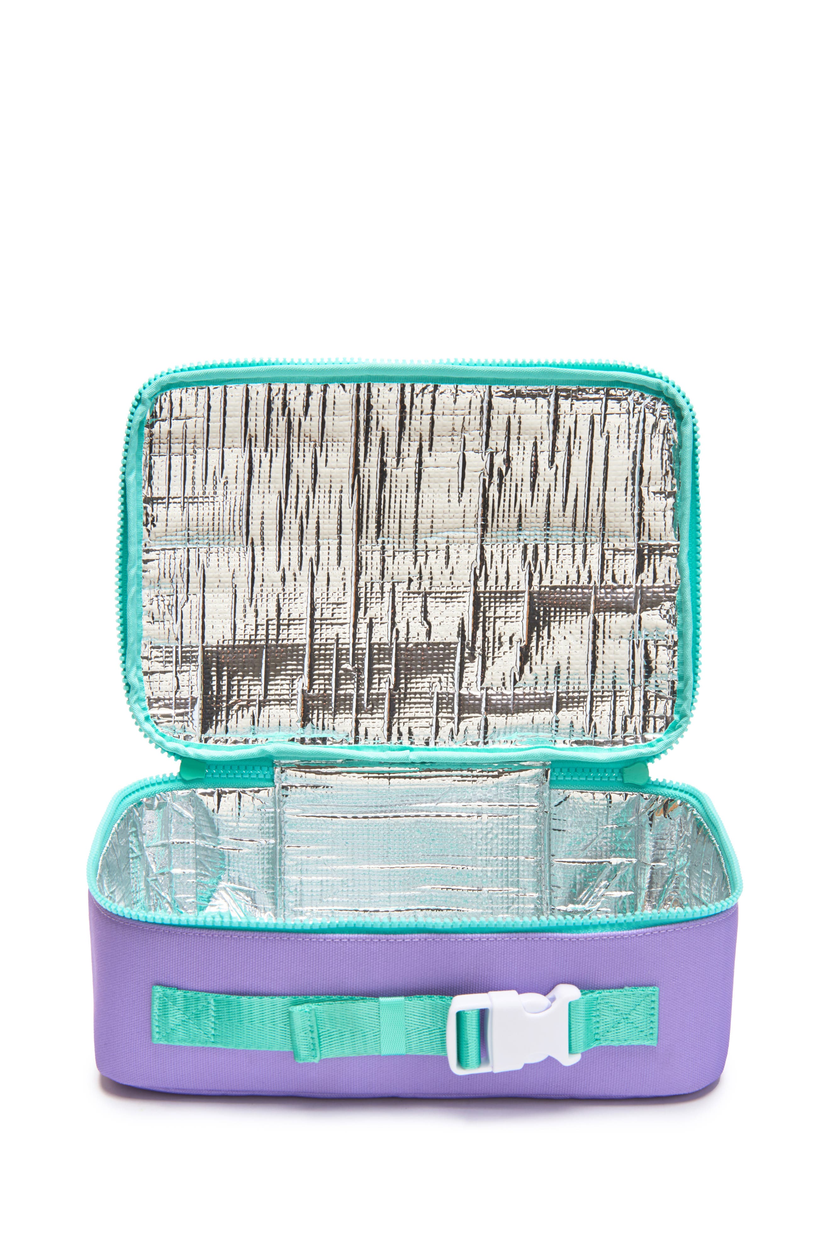 Little Chicken Kids
 Patched Lunchbox, Alternate, color, Purple Checker