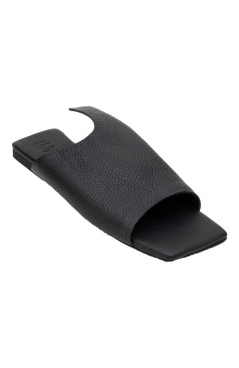 Orianna Leather Slide Sandal