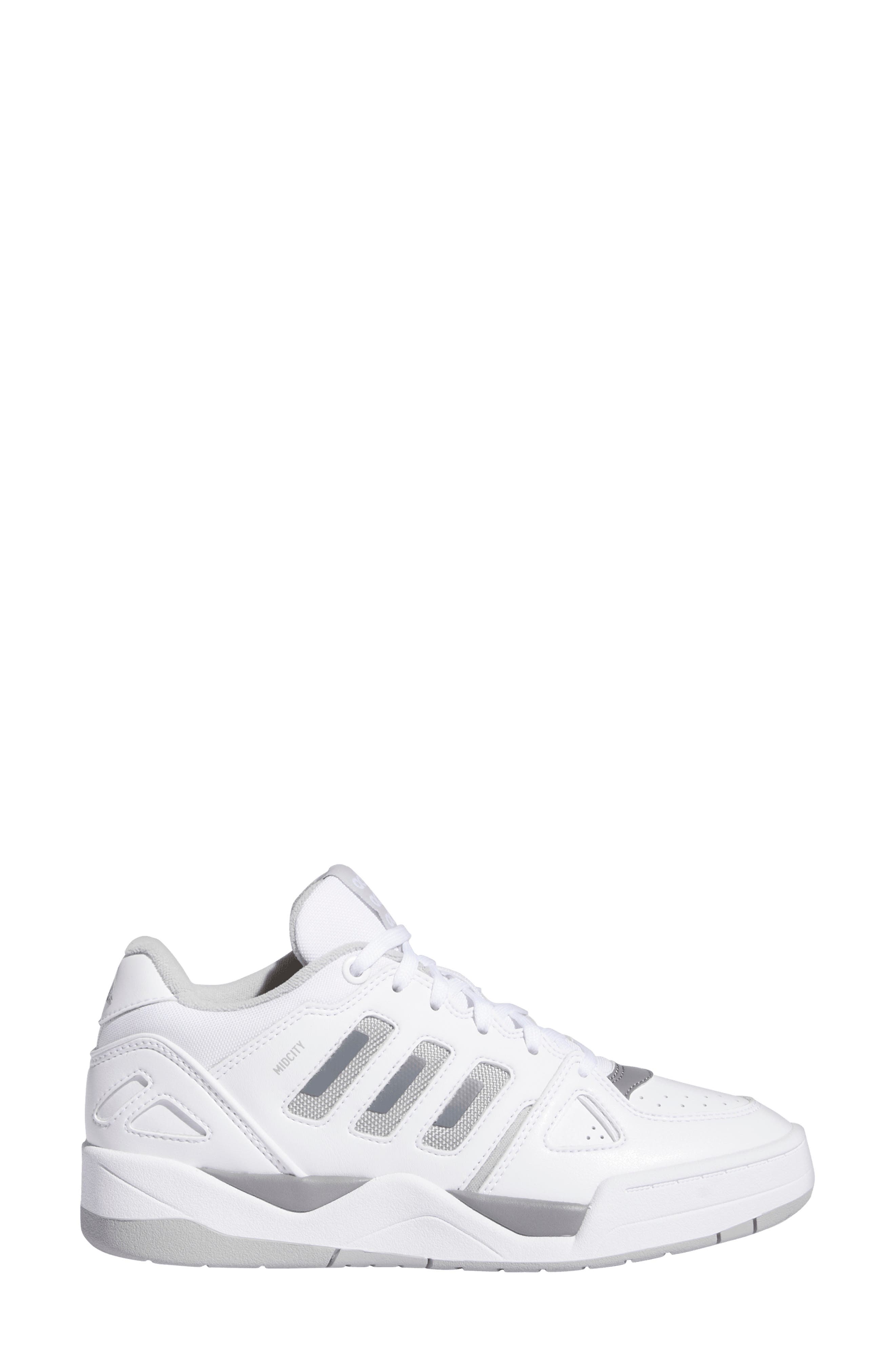 adidas Midcity Low Sneaker, Alternate, color, Ftwr White/ Grey/Grey