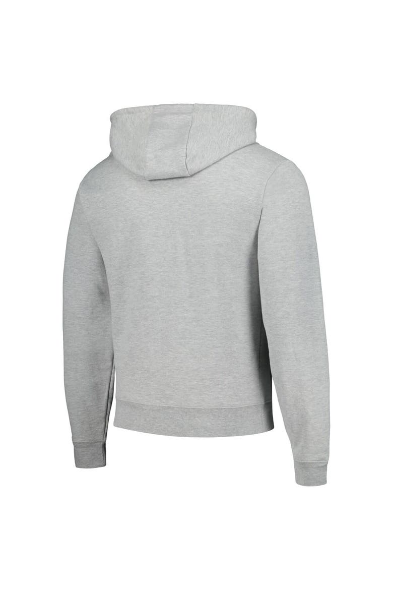 Men's League Collegiate Wear Heather Gray Wisconsin Badgers Stadium Essential Pullover Hoodie, Alternate, color, Heather Gray