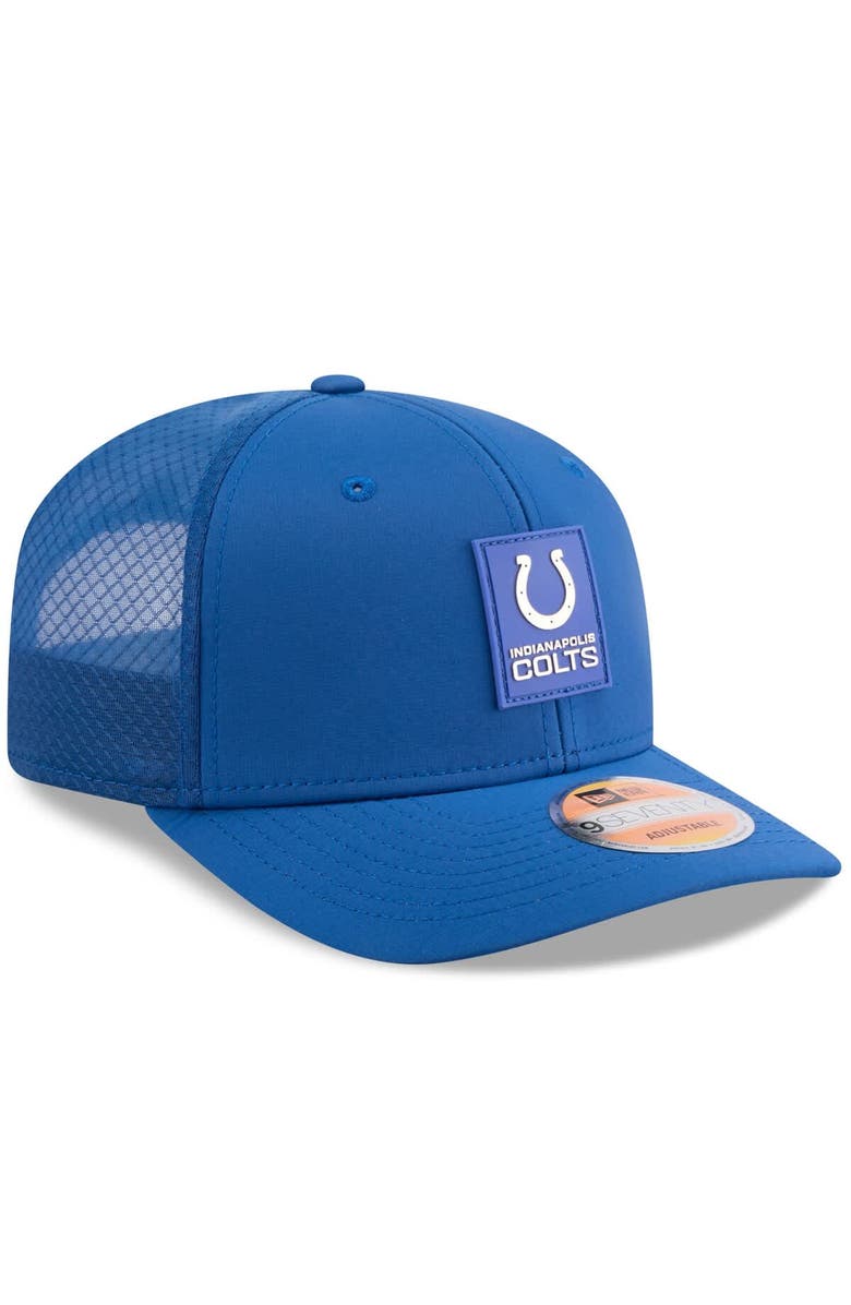 New Era Men's New Era Royal Indianapolis Colts 2025 Sideline  9SEVENTY Trucker Adjustable Hat, Alternate, color, Royal