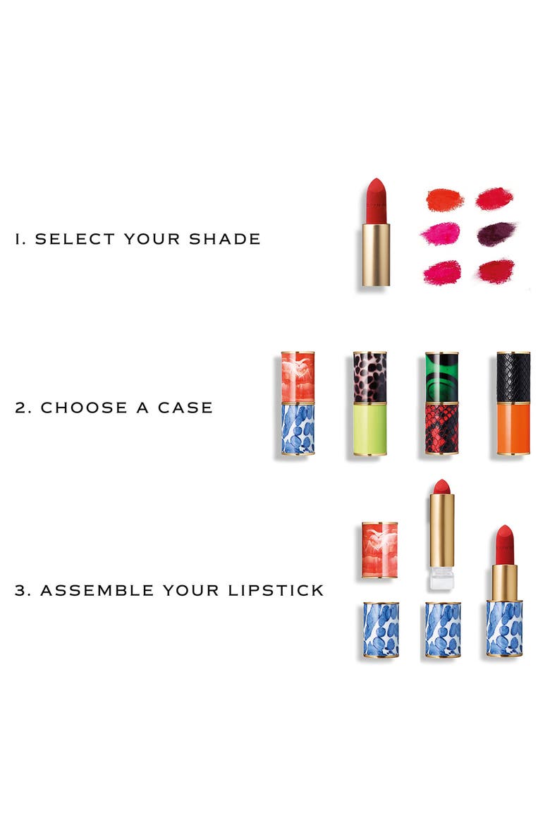 Refillable Lipstick Case, Alternate, color, POLKA DOT