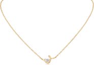 CZ by Kenneth Jay Lane Pear Cubic Zirconia Twirl Chain Necklace