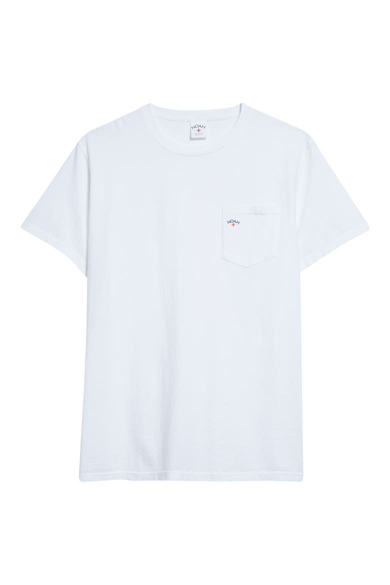 Core Logo Cotton Pocket T-Shirt, Alternate, color, WHITE