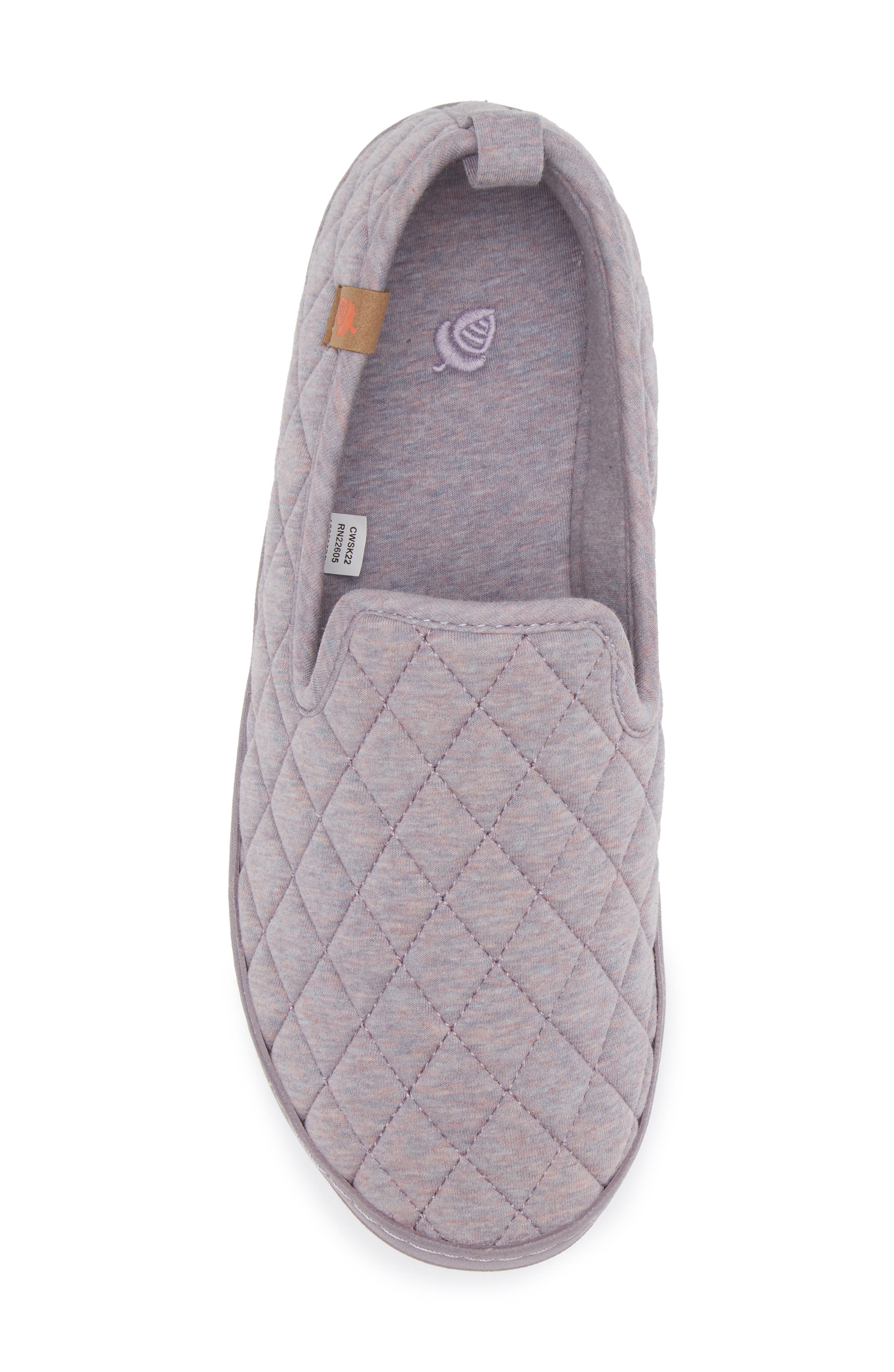 Lupine Quilted Slipper, Alternate, color, PURPLE