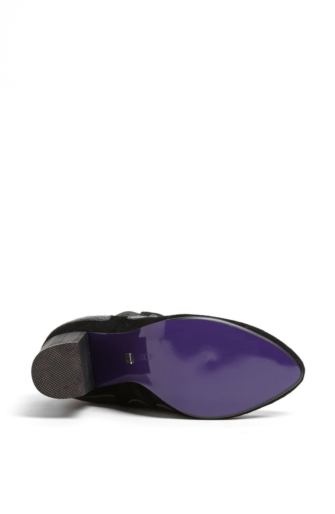 'Mexicana' Bootie, Alternate, color, BLACK