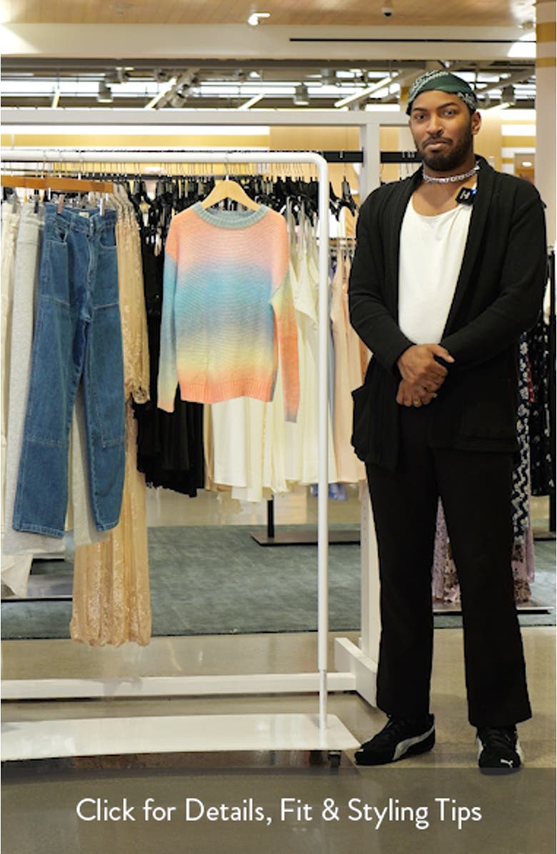 Rainbow Stripe Sweater, sales video thumbnail