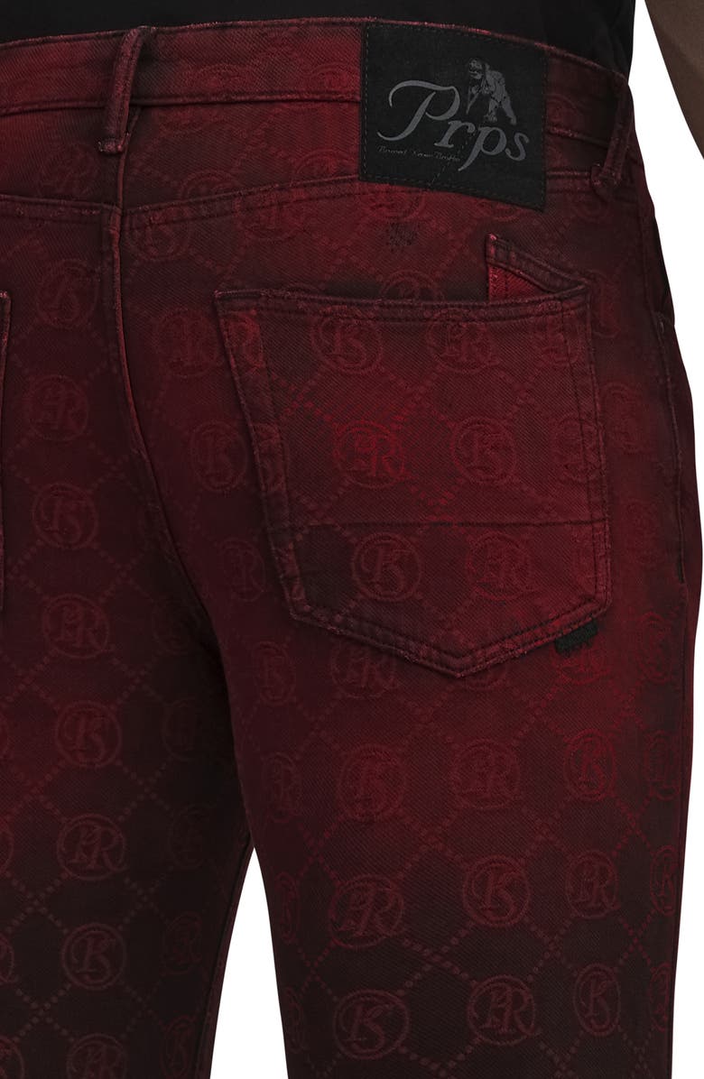 PRPS Purgatory Logo Print Straight Leg Jeans, Alternate, color,