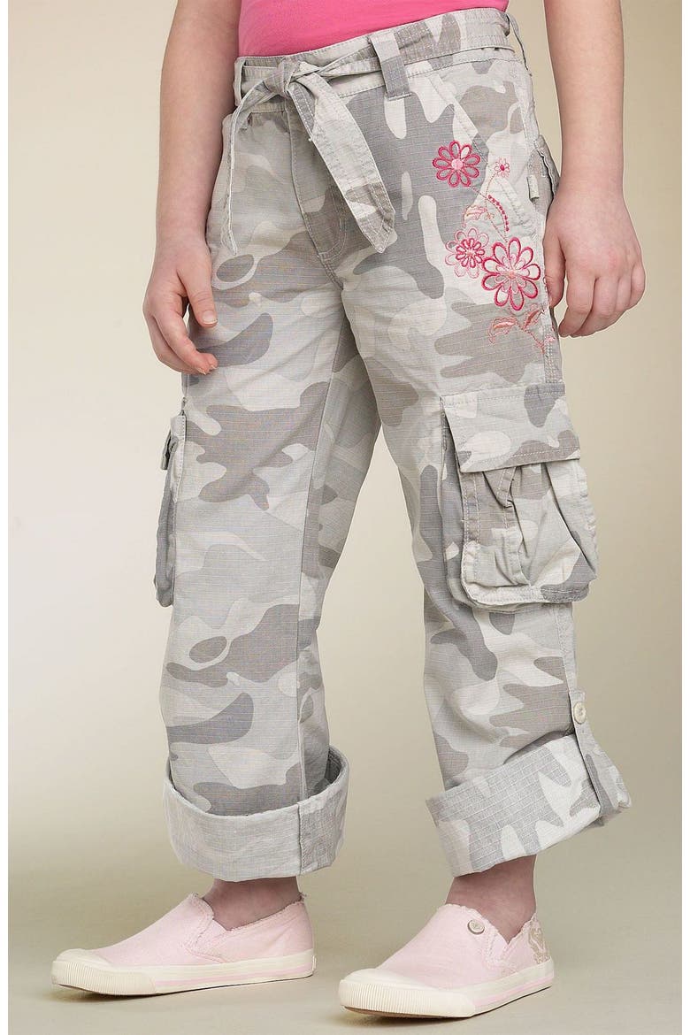 Pumpkin Patch Camo Roll-Up Cargo Pants (Women) | Nordstrom